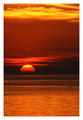 ...red sunset.…