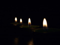 candles in the dark